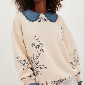Free People Cream JO Pullover